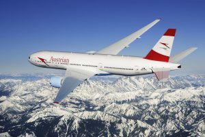Boeing 777 ve stávajícím nátěru Austrian. Foto: Austrian