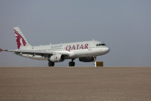 Airbus A320 společnosti Qatar Airways. Foto: Qatar Airways