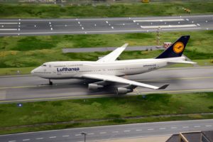 Boeing 747 v barvách Lufthansy nechybí ani v hamburském modelovém světě Miniatur Wunderland. Foto: Jan Sůra