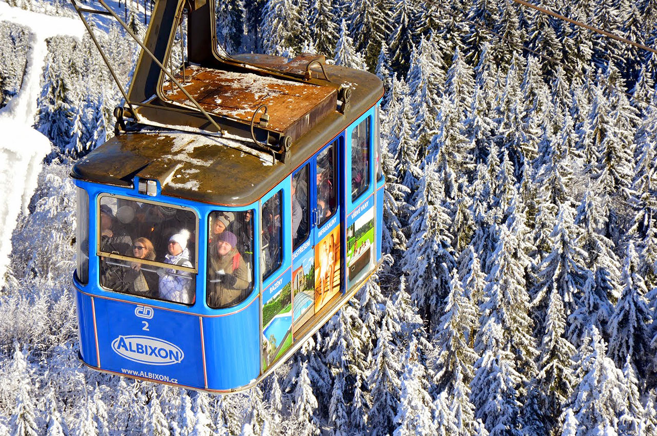 Lanovka na Ještěd, foto: Zdopravy.cz/Jan Sůra