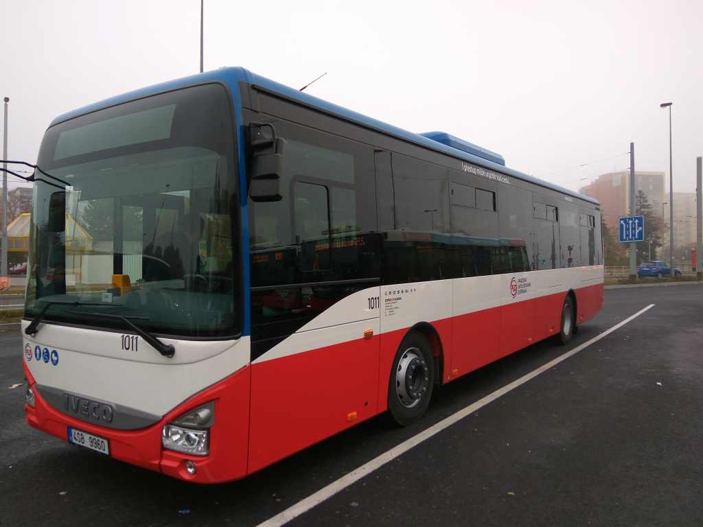 Nové autobusy Iveco Crossway dopravce Exprescar Kladno. Foto: Jan Sůra