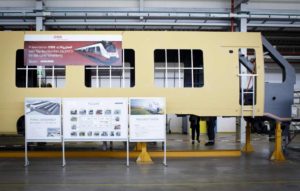 První svařená karoserie nových jednotek Talent 3 pro ÖBB. Foto: Bombardier