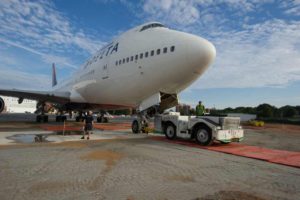 Jeden ze strojů Boeing 747-400 skončil v muzeu Delty v Atlantě. Foto: Delta Air Lines