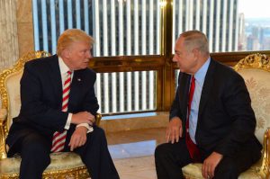 Donald Trump při jednání s izraelským premiérem Benjaminem Netanjahu. Foto: www.donaldjtrump.com