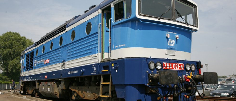 Lokomotiva 754. Foto: České dráhy