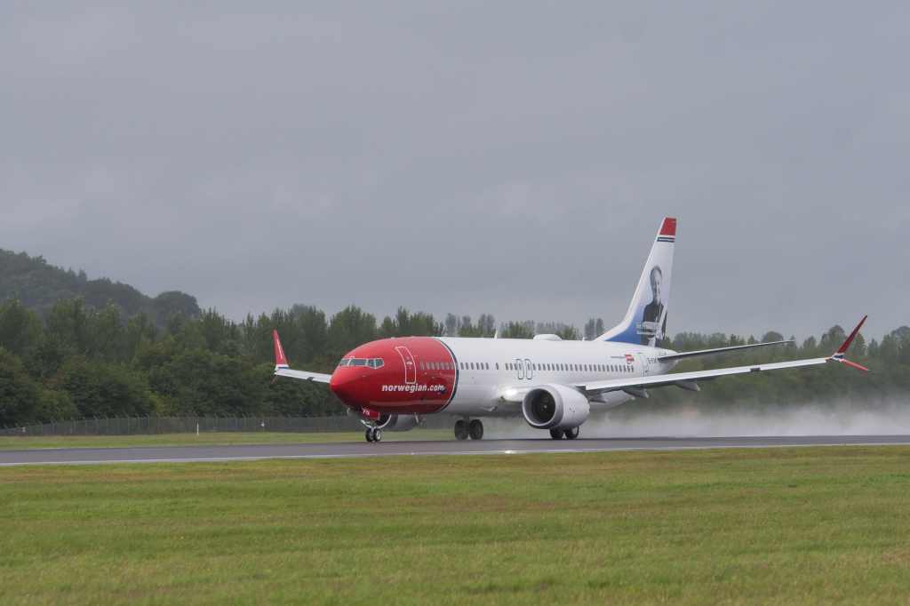 Boeing 737 MAX společnosti Norwegian. Foto: WWW.IANGEORGESONPHOTOGRAPHY.CO.UK