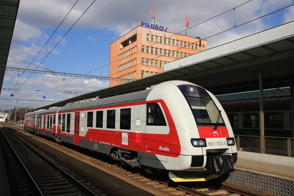 Vlak ZSSK v Prešově. Foto: ŽSR