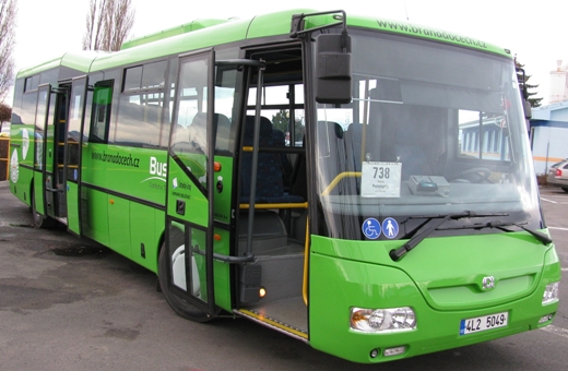 Autobus SOR v barvách pro linky v Ústeckém kraji. Foto: Kr-ustecky.cz