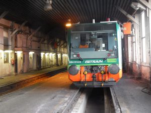 Regio Sprinter GW Trainu v remíze ve Volarech, ilustrační foto. Autor: Zdopravy.cz/Jan Šindelář