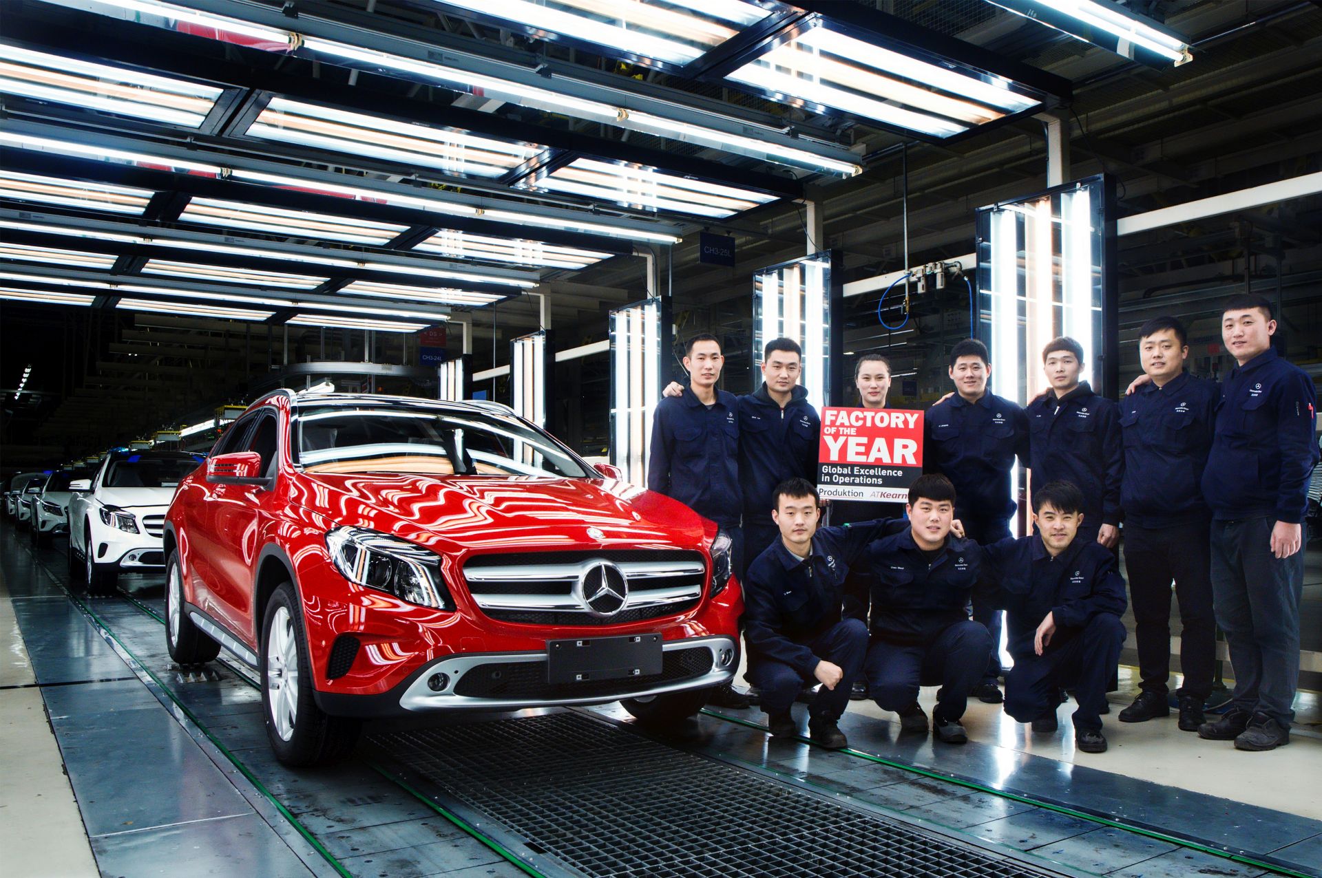 Výroba vozů Mercedes-Benz v Pekingu. Foto: Daimler