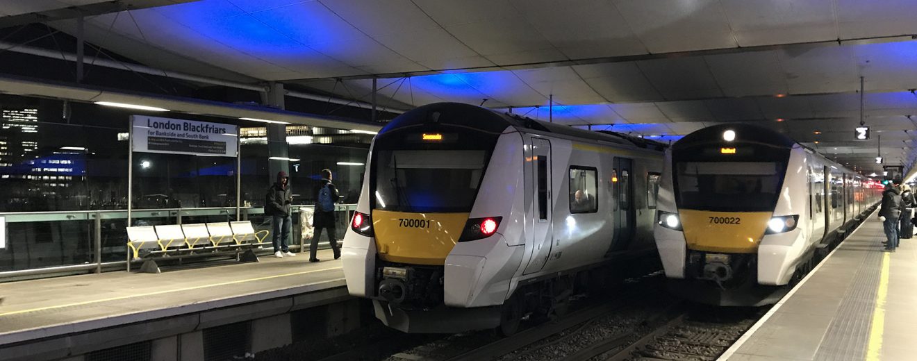 Desiro City UK, Thameslink, London Blackfriars, foto: Zdopravy.cz/Josef Petrák