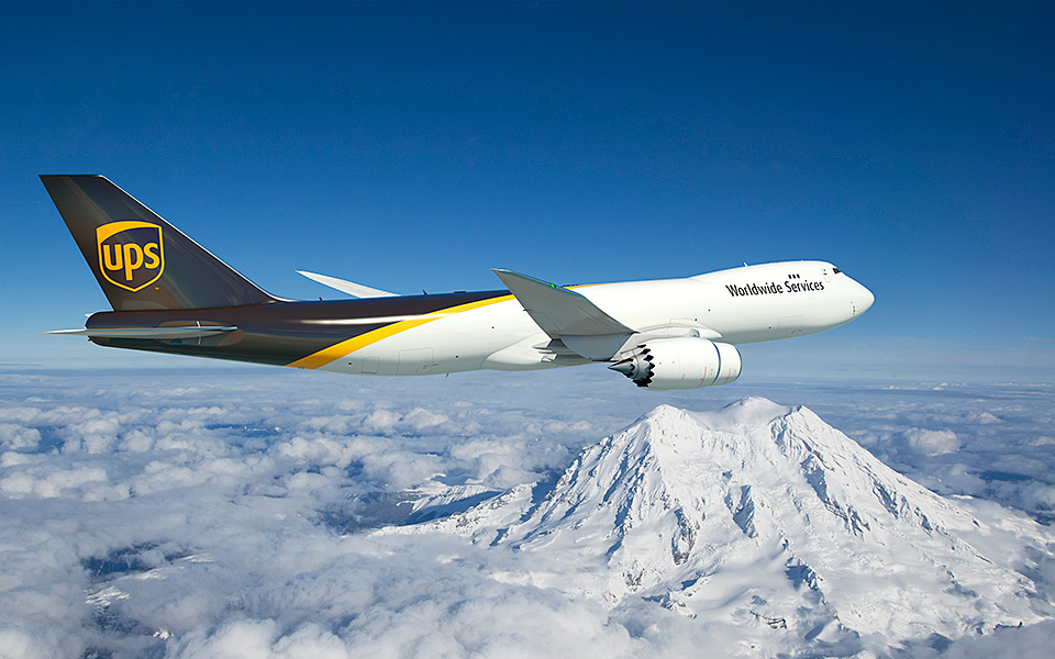 Boeing 747-8F v barvách UPS. Foto: Boeing