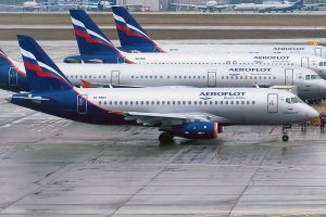 Suchoj Superjet 100 v barvách Aeroflotu. Foto: Anna Zvereva, Wikimedia Commons