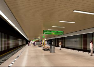 Metro Dejvická. Vizualizace: DPP