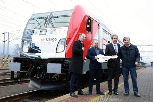 Předání první lokomotivy v Děčíně. Foto: EP Cargo