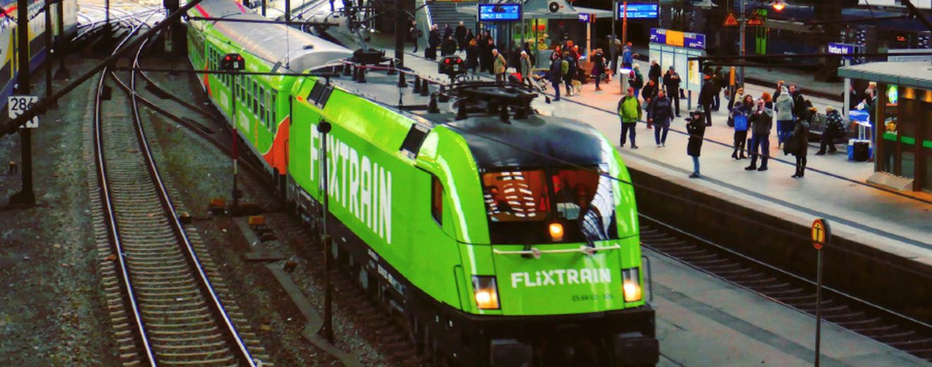 FlixtTrain na hlavním nádraží v Hamburku. Foto: FlixTrain