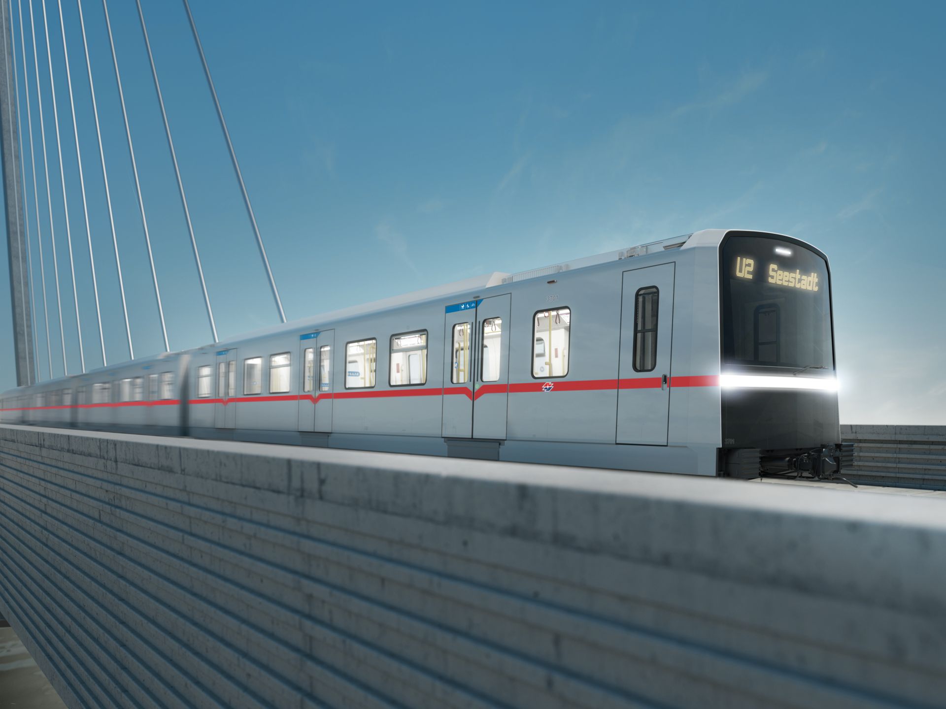 Design nových vlaků vychází z původních souprav metra ve Vídni. Foto: Siemens