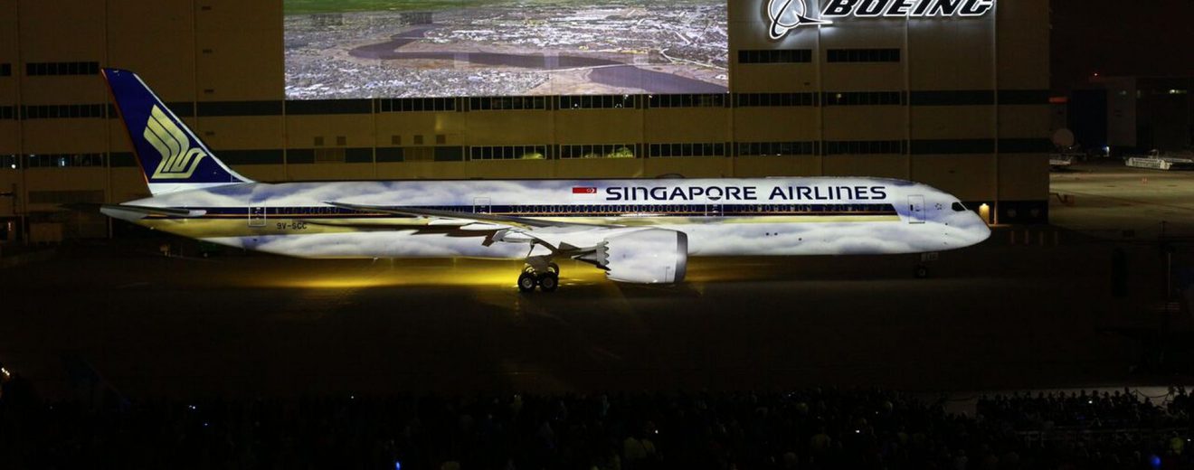 Předávací ceremoniál nového Boeingu 787-10 pro Singapore Airlines. Foto: Singapore Airlines