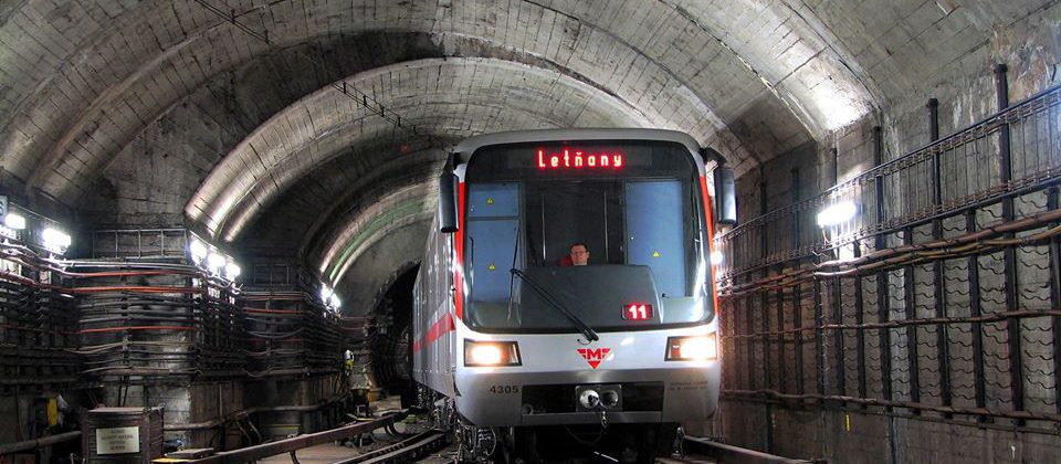 Souprava metra na trase C. Foto: DPP