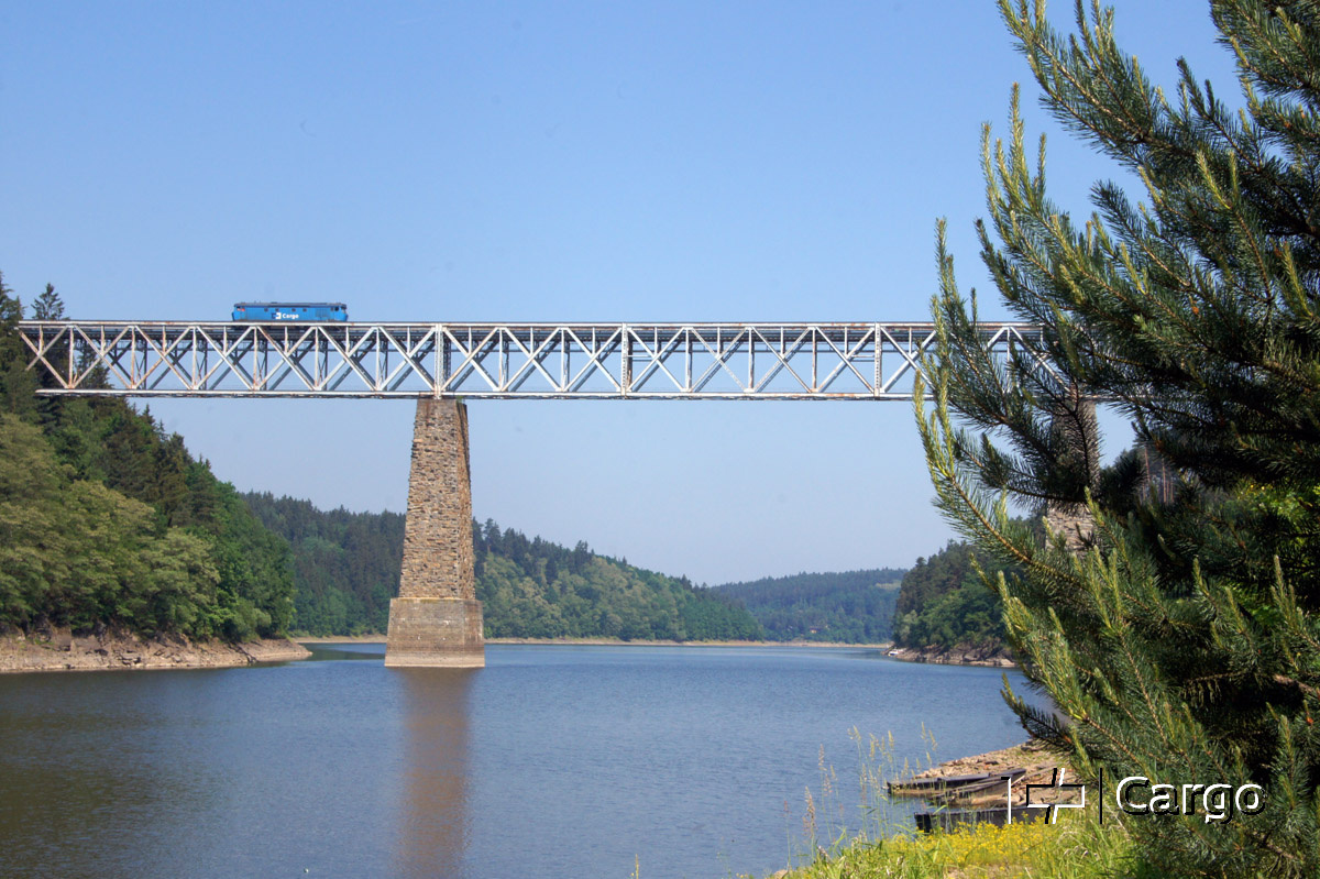 Most přes Vltavu na trati Tábor - Písek. Autor: ČD Cargo