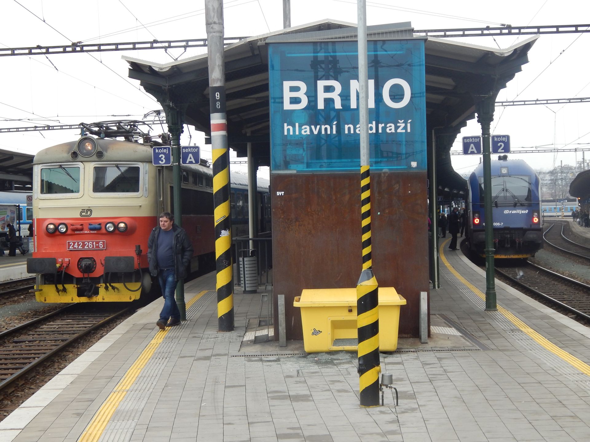 Brno, hlavní nádraží. Autor: Zdopravy.cz/Jan Šindelář