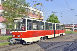 Postupimská tramvaj KT4D. Autor: DPP