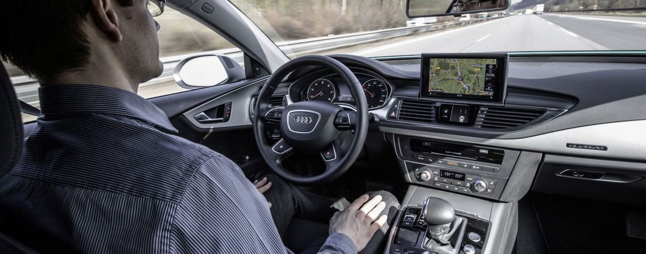 Testování autonomního řízení na německé dálnici. Foto: Audi