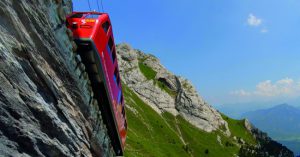 Ozubnicová dráha na Pilatus, zdroj: Switzerland Tourism