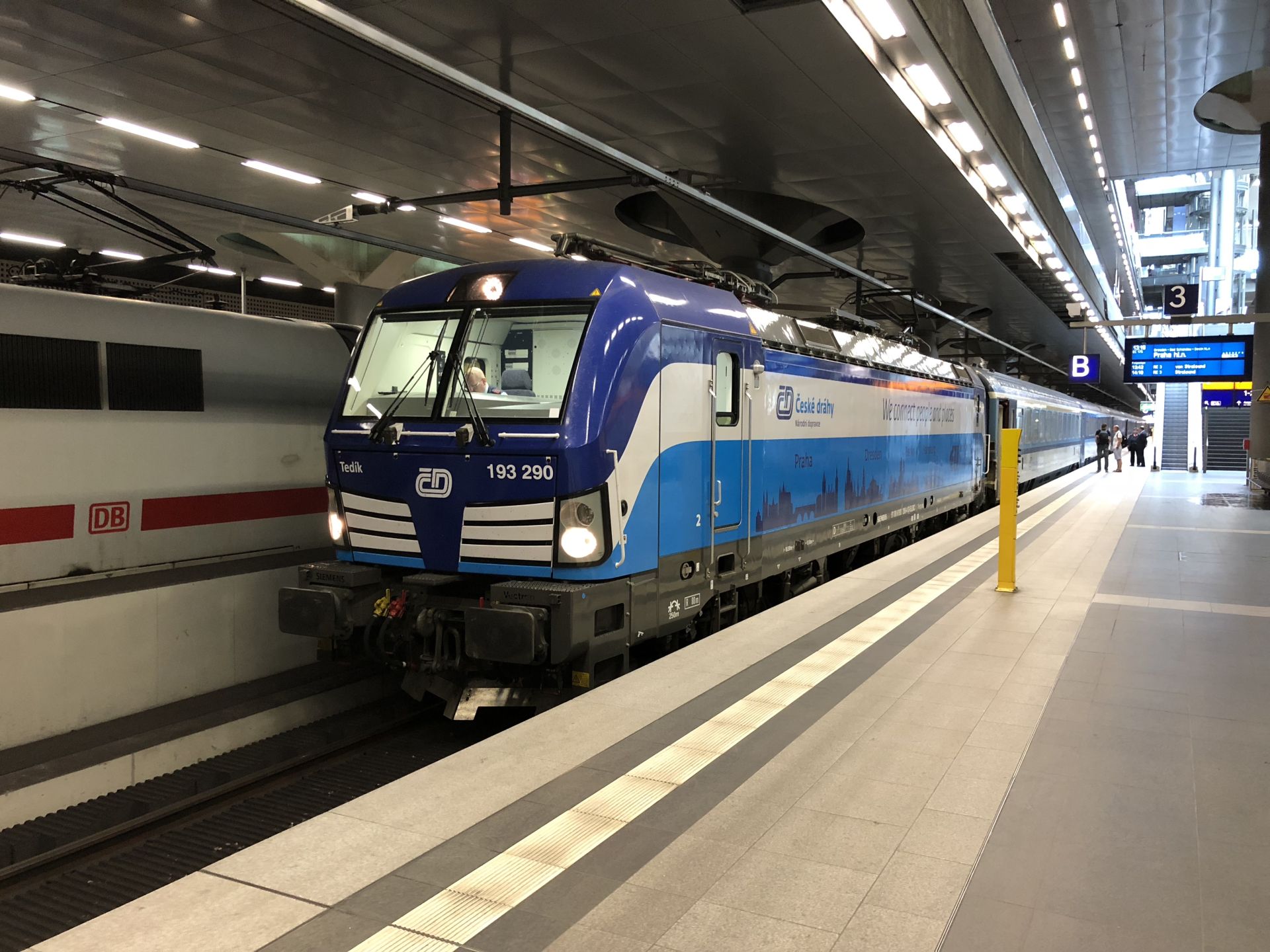 Siemens Vectron v barvách Českých drah poprvé v Berlíně. Foto: Ondřej Zaoral