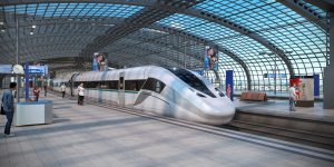 Vizualizace nového vlaku Siemens Velaro Novo. Foto: Siemens