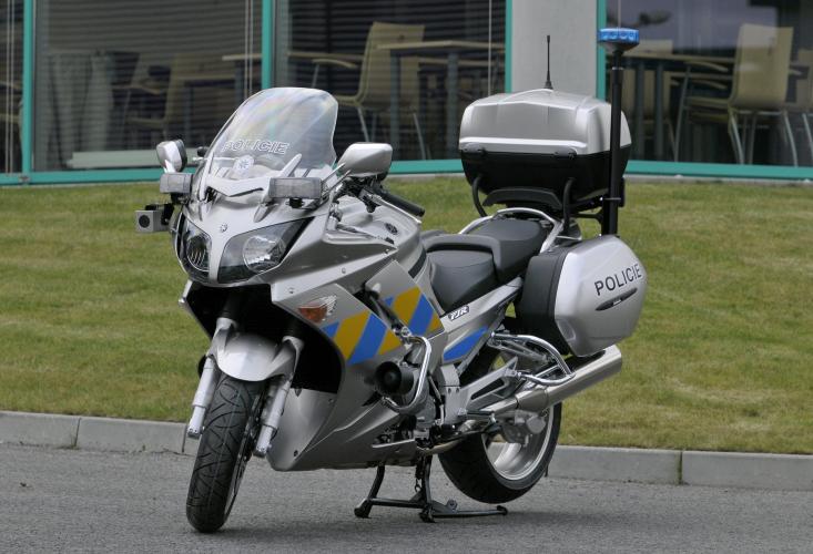 Policejní motocykl Yamaha. Foto: Policie ČR