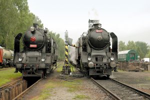Z provozu historické lokomotivy 464.102. Foto: archív Bohumíra Goldy