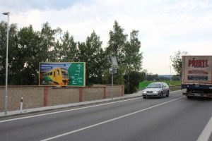 Billboard s reklamou na jihočeskou železnici Na Dlouhé louce v Českých Budějovicích.
Autor: 4Les