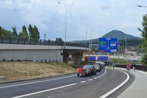 Nově dokončená silnice I/62 v Děčíně. Foto: Ministerstvo dopravy