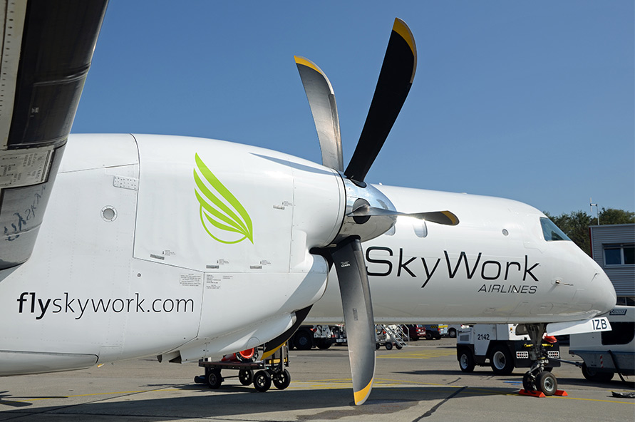 Saab 2000 v barvách SkyWork Airlines. Foto: SkyWork Airlines