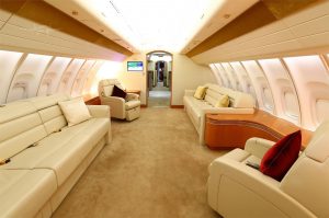 Interiér 747-8i pro katarskou královskou rodinu. Foto: Controller.com