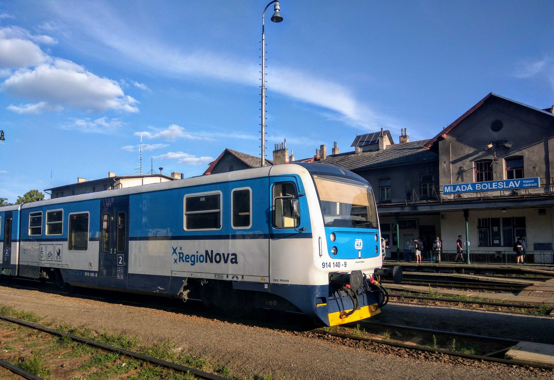 Regionova ve stanici Mladá Boleslav hlavní nádraží. Foto: Jan Sůra