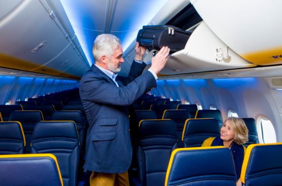 Ilustrační foto Ryanairu k problematice palubních zavazadel. Foto: Ryanair
