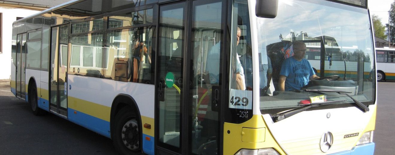 Autobus Mercedes Citaro, který koupil Dopravní podnik měst Liberce a Jablonce v německém Schwerinu. Foto: DPMLJ