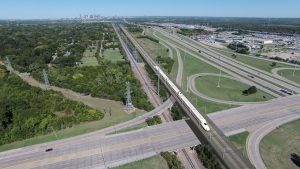 Vizualizace vysokorychlostní trati v Texasu. Foto: Texas Central