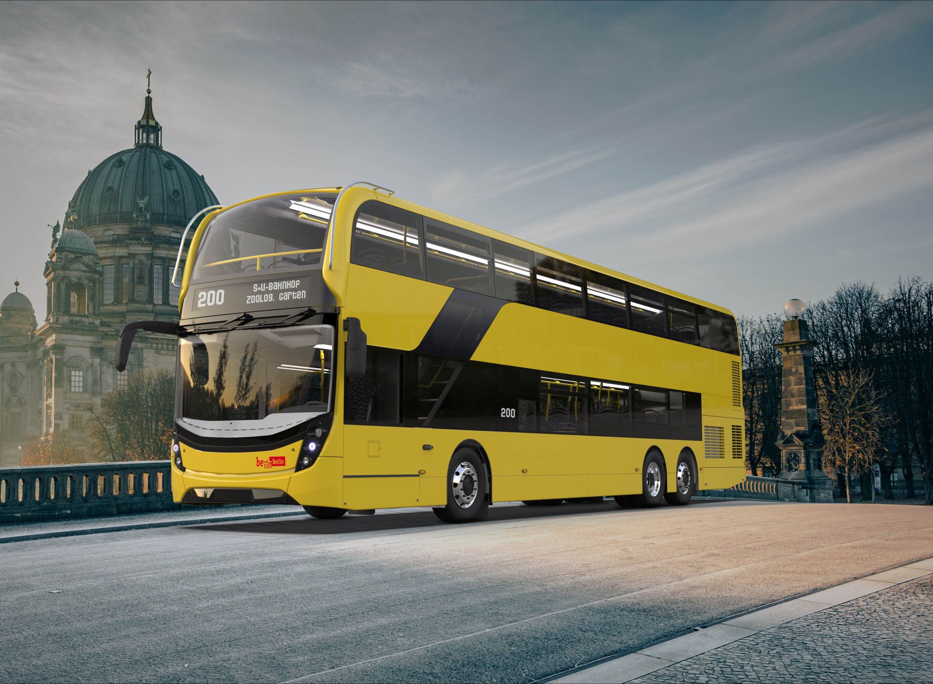 Vizualizace nového autobusu Enviro500 pro Berlín. Foto: Alexnader Dennis