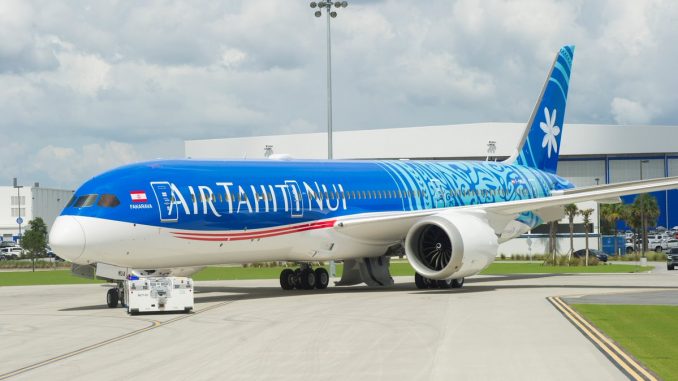 Boeing 787-9 v barvách Air Tahiti Nui. Foto: Boeing