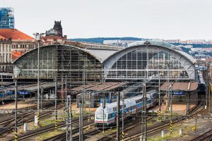 Zastřešení pražského hlavního nádraží po rekonstrukci. Foto: Metrostav
