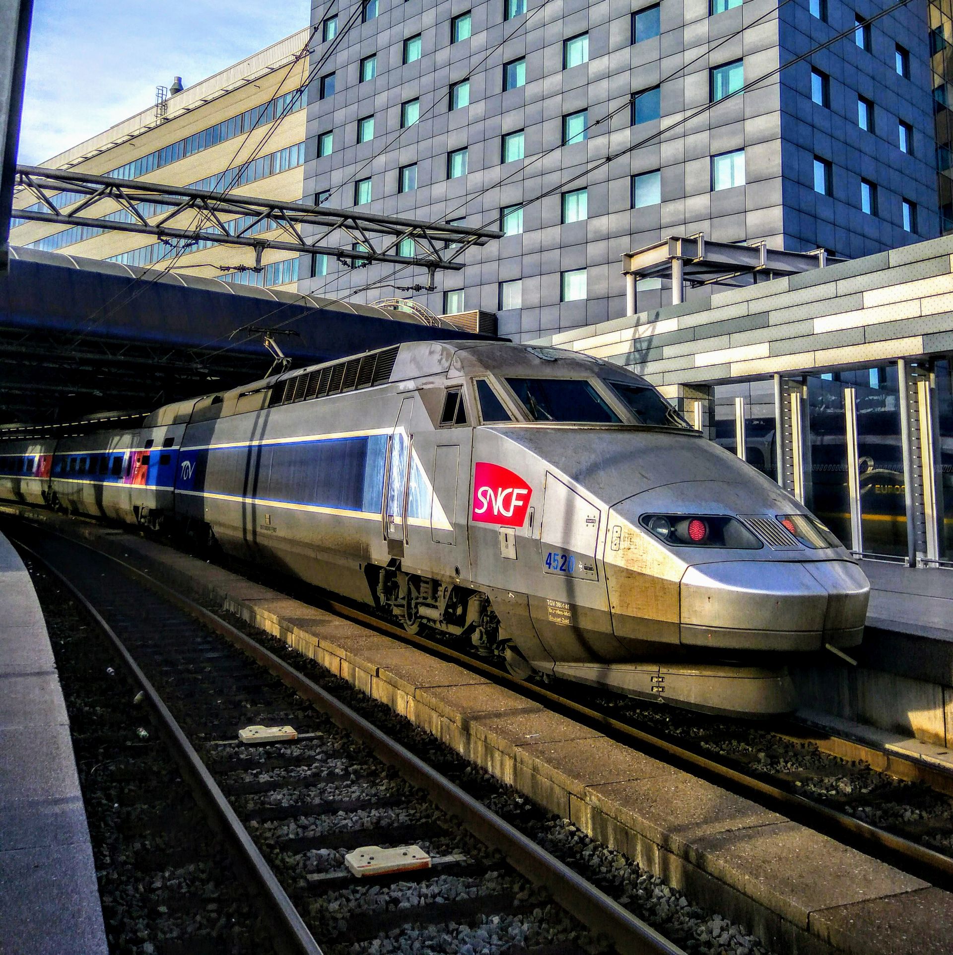 TGV na bruselském nádraží Midi. Foto: Jan Sůra