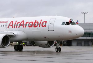 Letadlo Air Arabia poprvé v Praze.
Pramen: Letiště Praha
