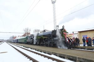 Historický vlak připomíná návrat prezidenta Masaryka do vlasti.
Autor: České dráhy