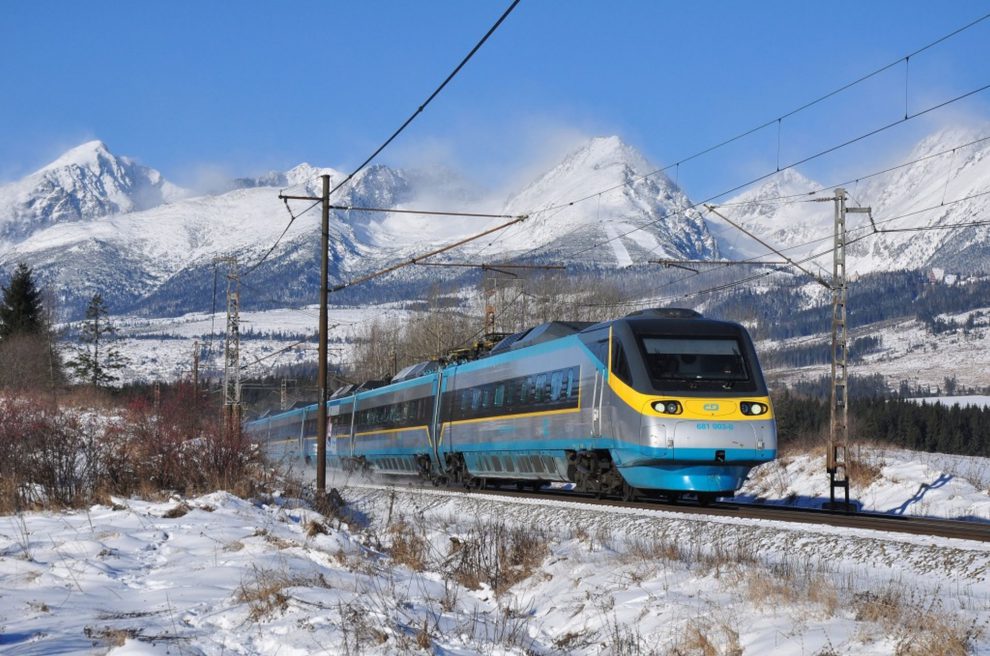Pendolino na Slovensku. Foto: České dráhy