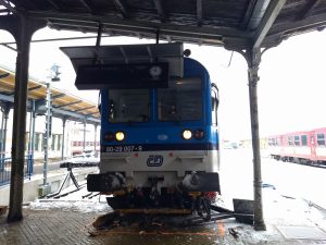 Nehoda spěšného vlaku v Liberci.
Autor: Drážní inspekce
