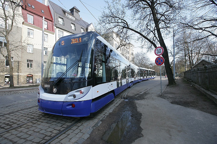 Tramvaj Škoda ForCity Alfa, Riga. Autor: Škoda Transportation