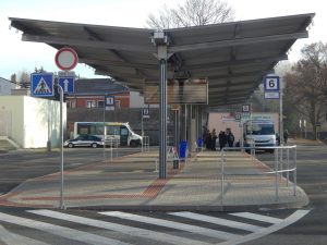 Autobusové nádraží v Trhových Svinech je po rekonstrukci. Autor: Zdopravy.cz/Jan Šindelář